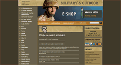 Desktop Screenshot of eshop-army.cz
